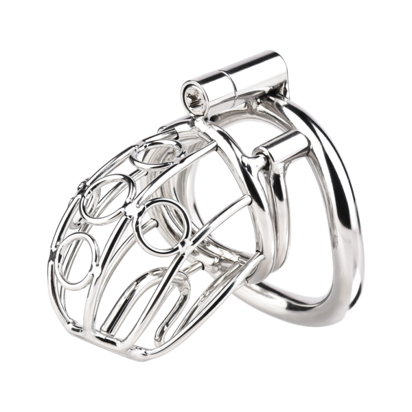 Stainless Steel PA Chastity Cage with Adjustable Strap — product image 11