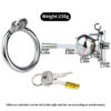 NEW Butterfly Inverted Chastity Cage with Removable Soft Catheter — product image 3