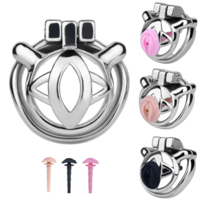 Micro Steel Chastity Cage with Silicone Pussy Catheter — image 1 Micro Steel Chastity Cage with Silicone Pussy Catheter — product image 1
