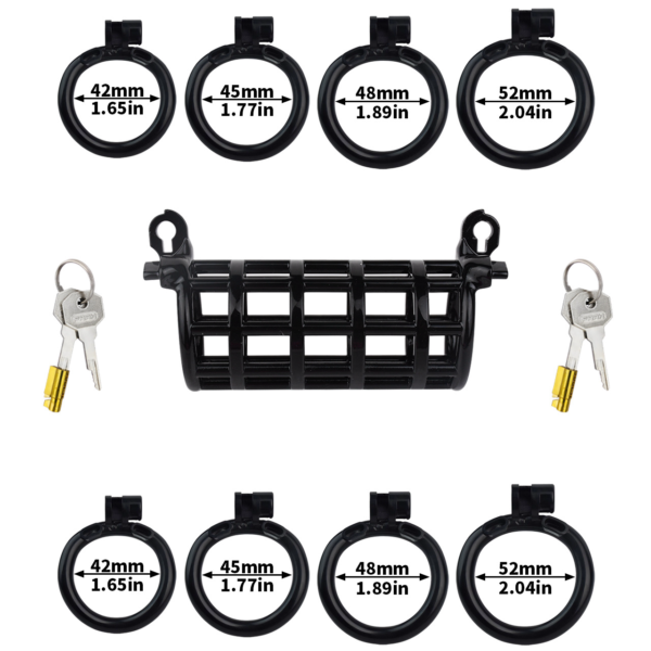 Dual Cock Chastity Device for Couples‘ Mutual Restraint — product image 2