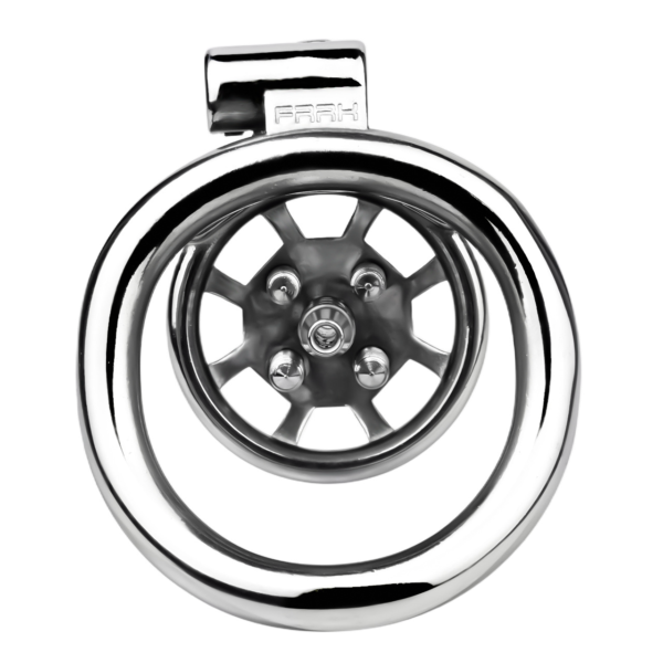 Versatile Flat Chastity Cage with Removable Spikes and Silicone / Metal Catheter — product image 25