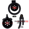 NEW Resin Flat Chastity Cage Set – Black — image 3 NEW Resin Flat Chastity Cage Set – Black — product image 3