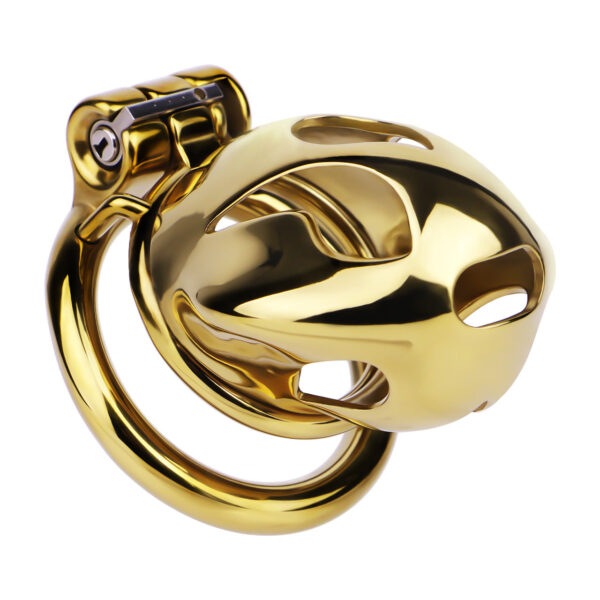 Gold Metal Classic Chastity Cage – S / M / L — product image 8