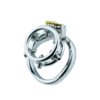 Spiked Chastity Ring Cage – Bolted Metal Cock Cage — product image 9
