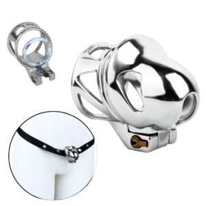 Men's Stainless Steel Glans Chastity Lock — product image 1