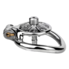 Versatile Flat Chastity Cage with Removable Spikes and Silicone / Metal Catheter — product image 19