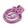 Plastic Flat Chastity Cage with 4 Rings – Multicolor — product image 8