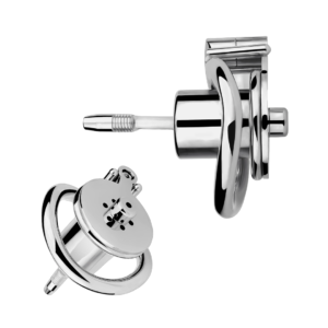 Inverted Chastity Cage with Metal Cylinder and Silicone Urethral Tube — image 1 Inverted Chastity Cage with Metal Cylinder and Silicone Urethral Tube — product image 1
