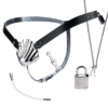Tiny Shell Chastity Cage with Anal Plug and Catheter — product image 1