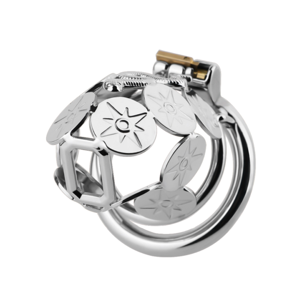 Stainless Steel Snake Guard Locking Chastity Cage (Short / Long) — product image 5