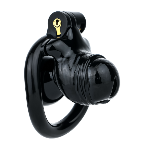 Realistic Black Inverted Chastity Cage — product image 5