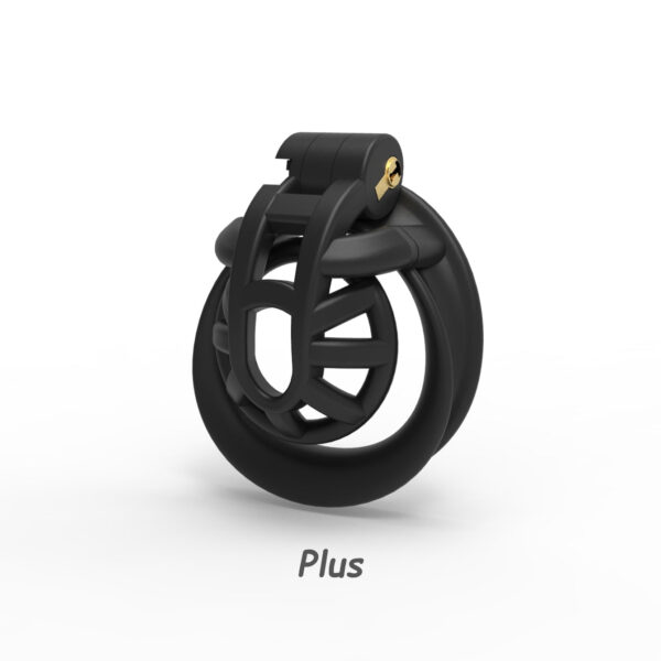 Positive / Negative Resin Chastity Cage Set – Minus / Plus Chastity Device — image 8 Positive / Negative Resin Chastity Cage Set – Minus / Plus Chastity Device — product image 8