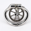 Removable Metal Spiked Chastity Cage with Urethral Stretcher Dilator — product image 5