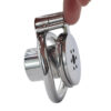 Stainless Steel Flat Inverted Chastity Cage with Cylinder – Type B — product image 13