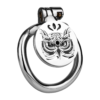 Midnight Owl Flat Chastity Cage with Removable Metal Catheter — product image 6