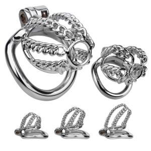 Slim & Heavy Chain Stainless Steel Chastity Cage — image 1 Slim & Heavy Chain Stainless Steel Chastity Cage — product image 1