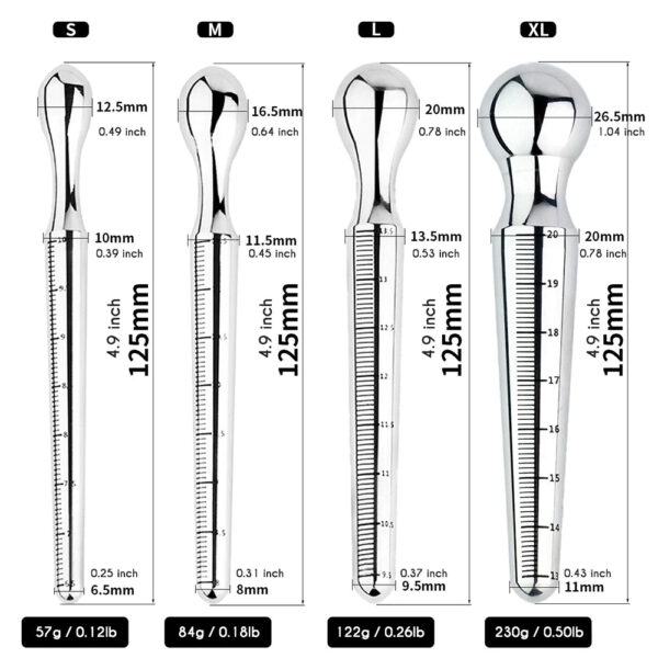Metal Anal Plug & Horse Eye Stick Dilator — product image 2
