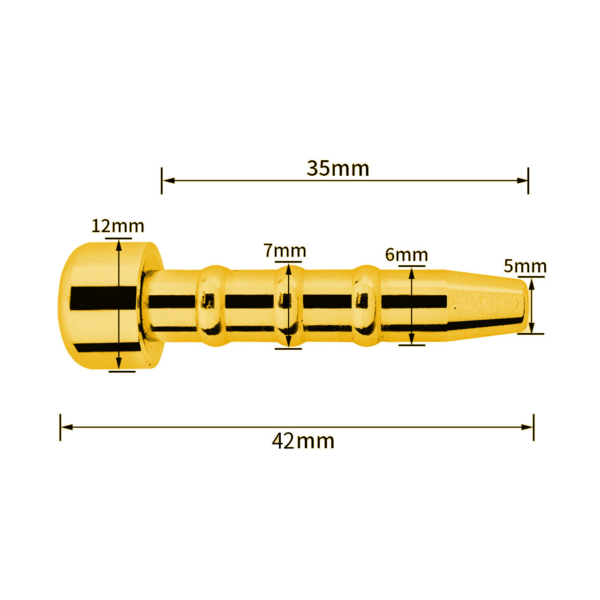 Gold Sunflower Tiny Chastity Cage — product image 25