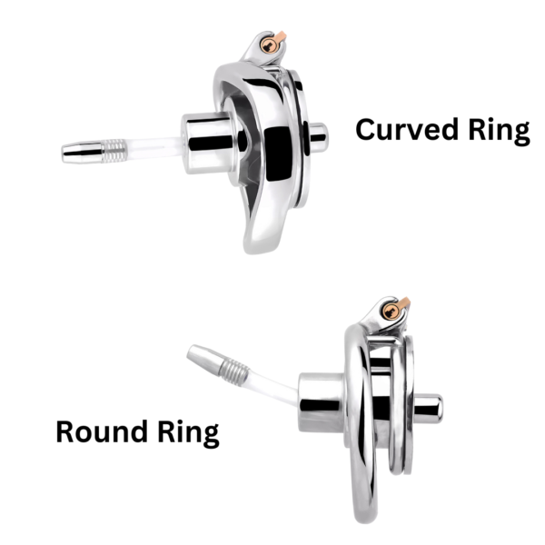 Inverted Chastity Cage with Dildo and Silicone Urethral Tube — product image 10