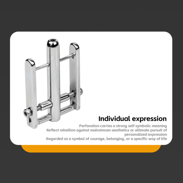 Double-Sided PA Lock Piercing Clamp – Painless Prince Albert Hole Puncher — product image 8