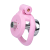 Lightweight Chastity Cage with Removable Inverted Plug and 4 Base Rings — product image 16