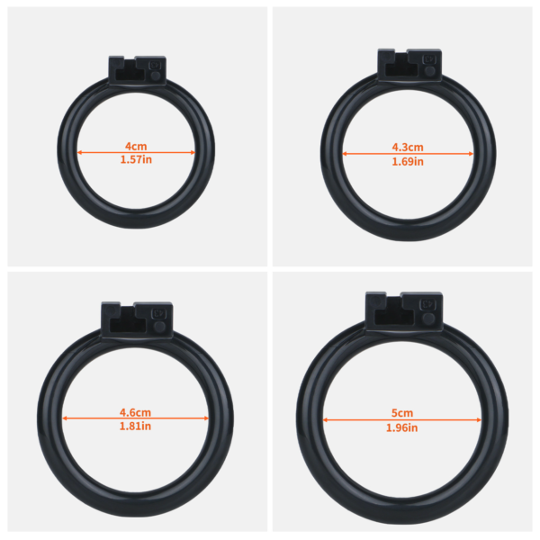 Ultra-Light Hard Resin Inverted Chastity Cage — product image 7