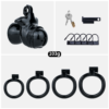 Realistic Black Inverted Chastity Cage — product image 4