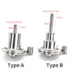 Inverted Chastity Cage with Long Metal Urethral Tube and PU Belt – Type B — product image 9