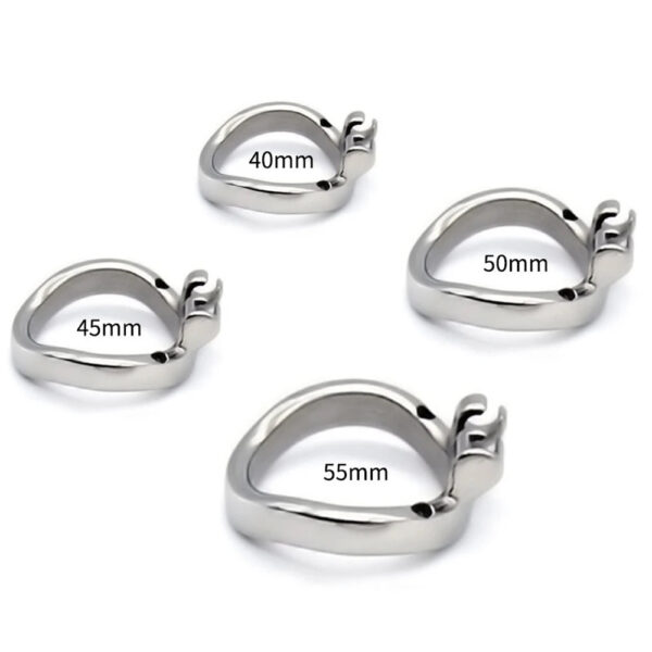 Short chastity cage in Stainless Steel with holes — product image 8