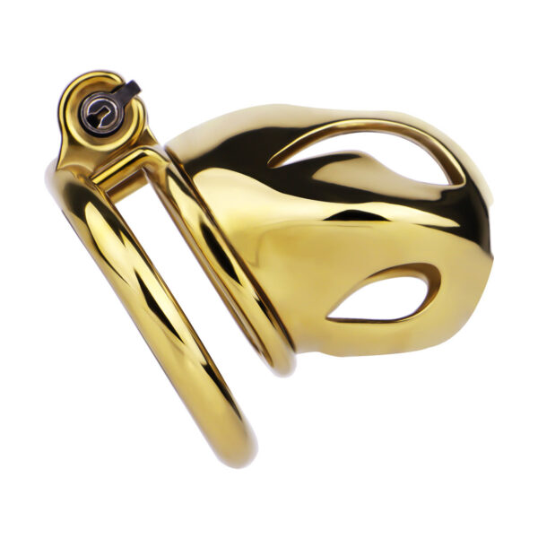 Gold Metal Classic Chastity Cage – S / M / L — product image 12