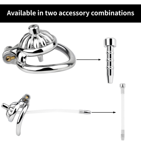 Tiny Metal Sunflower Chastity Cage — image 8 Tiny Metal Sunflower Chastity Cage — product image 8