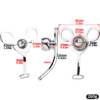 Tiny Inverted Chastity Cage with PU Belt — product image 2