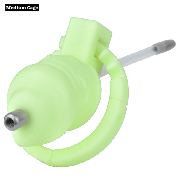 Versatile Resin Chastity Cage with Built-in Adjustable Ring and Detachable Butt Plug — product image 42