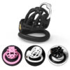 PA Prince Albert Chastity Cage with 4 Rings — image 3 PA Prince Albert Chastity Cage with 4 Rings — product image 3