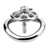 Versatile Flat Chastity Cage with Removable Spikes and Silicone / Metal Catheter — product image 13