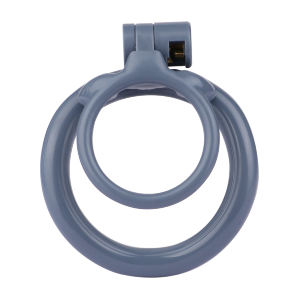 Lockable Resin Cock Ring Chastity Cage – Blue / Black / Pink / White — product image 15