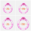 Pink Sissy Bowtie Chastity Cage — product image 3