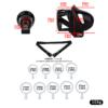 Black Glans Chastity Lock — image 2 Black Glans Chastity Lock — product image 2