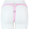 Soft Silicone Strap for Chastity Cages – Light Pink & Black — product image 6