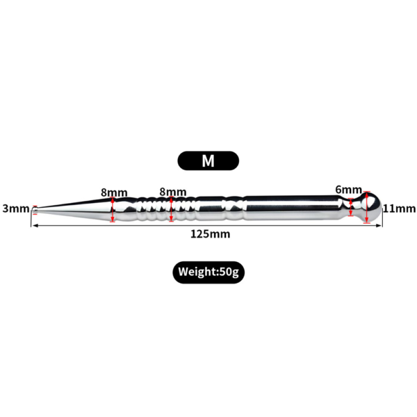 Stainless Steel Dual-Ended Urethral Sound & Anal Plug — product image 4