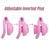 Realistic Clit Chastity Cage with Adjustable Inverted Plug — product image 2