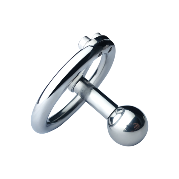 Super Small Inverted Chastity Cage with Silicone Urethral Catheter — product image 9