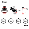 Resin & Aluminum Alloy Ventilated Chastity Cage — product image 2