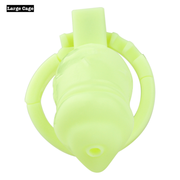 Versatile Resin Chastity Cage with Built-in Adjustable Ring and Detachable Butt Plug — product image 41