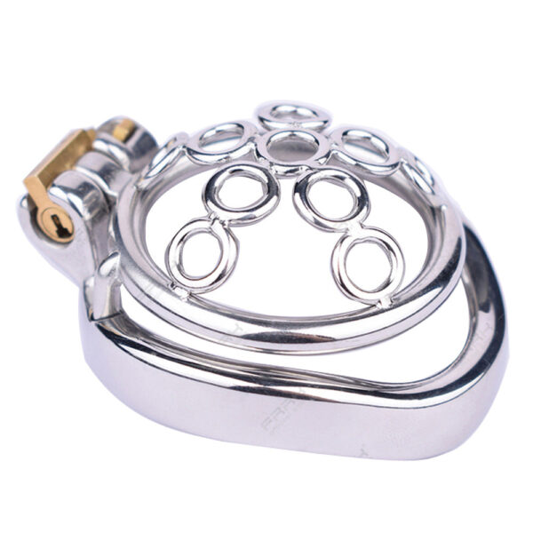Small Compact Metal Chastity Cage — product image 9