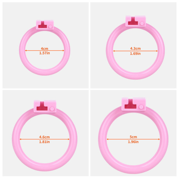 Ultra-Light Hard Resin Inverted Chastity Cage — product image 10