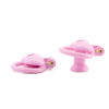 Heart-Shaped Flat & Inverted Chastity Cage – Black / Pink — product image 9