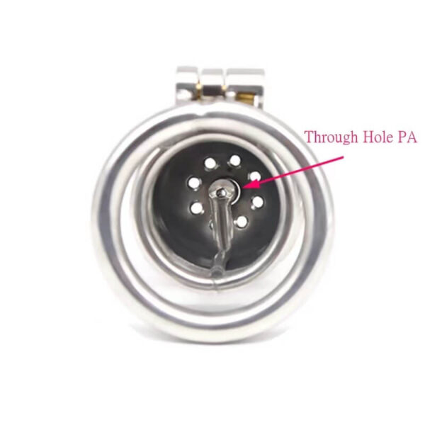 Metal Chastity Cage with Through Hole PA – Cock Cage — image 6 Metal Chastity Cage with Through Hole PA – Cock Cage — product image 6