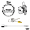 Sleek Micro Inverted Chastity Cage with Urethral Catheter — product image 5