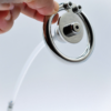Flat Disc Inverted Chastity Cage with Steel Ball and Urethral Plug — product image 6